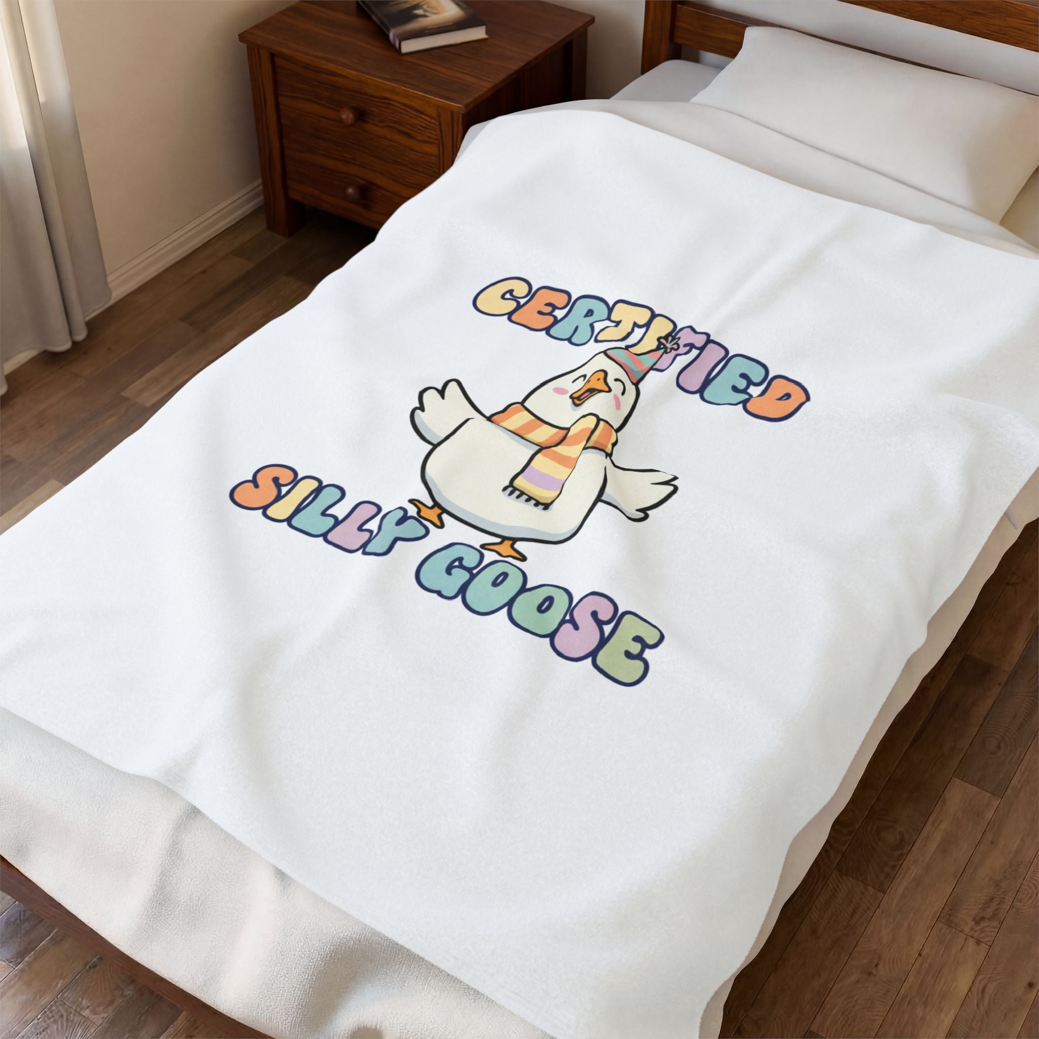 Certified Silly Goose Plush Blanket | silly goose, wholesome meme