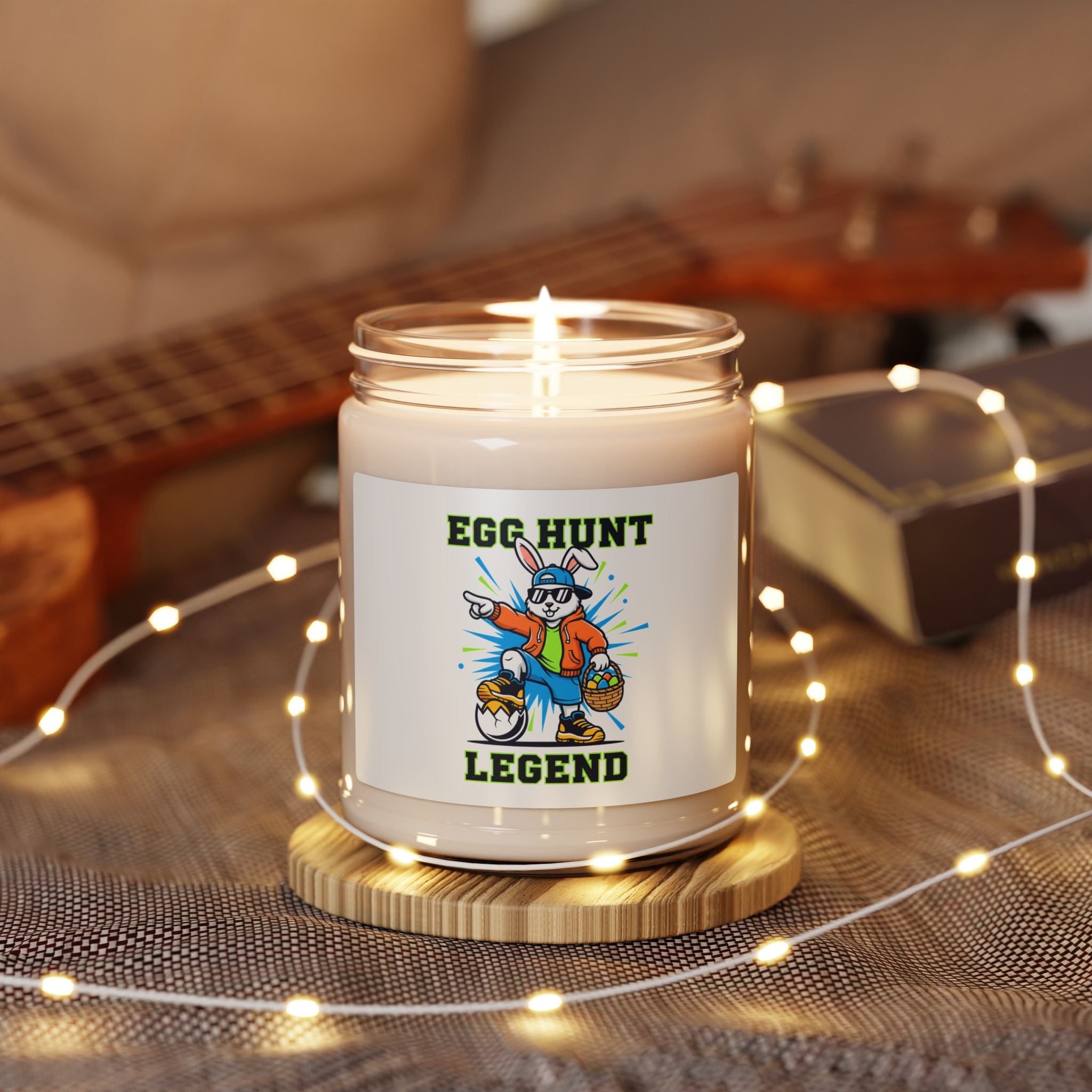 Egg Hunt Legend Candle | Boys Easter Graphic, Dino Egg Adventure