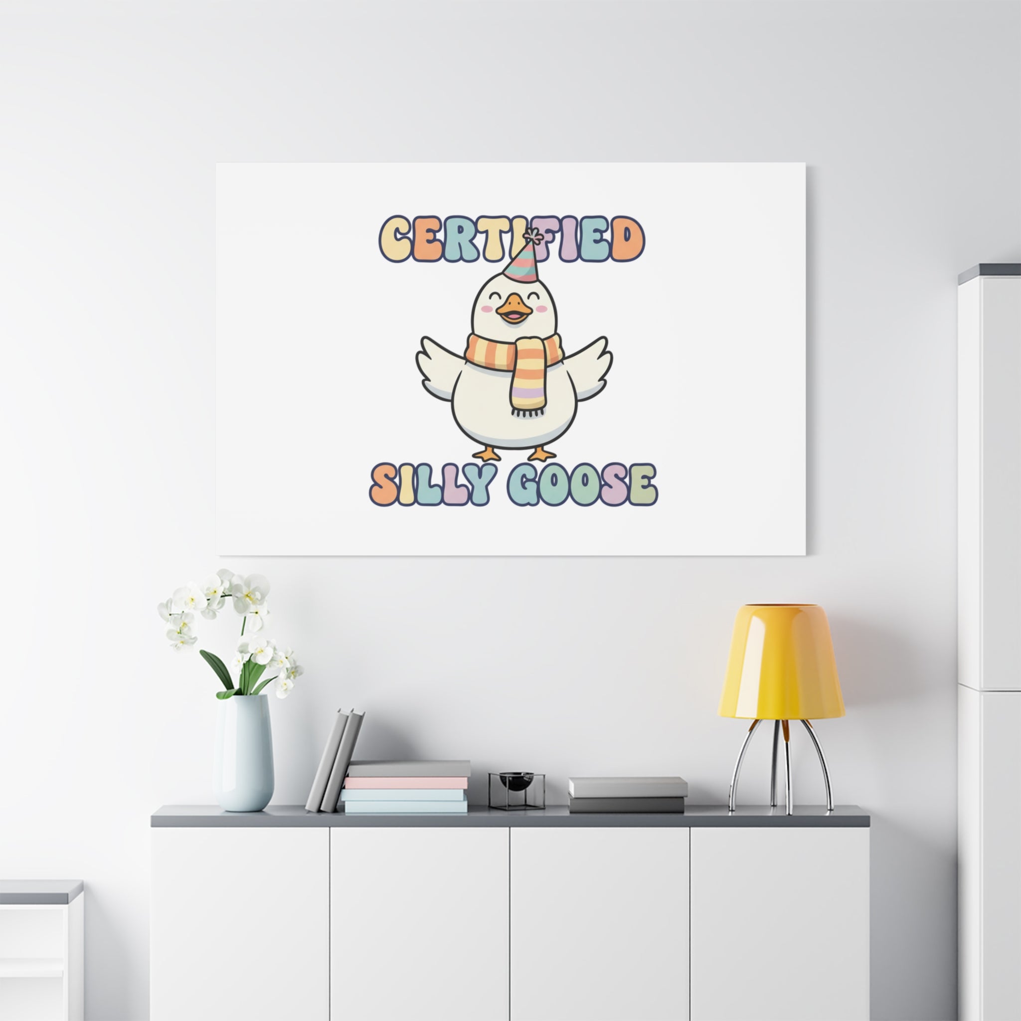 Certified Silly Goose Canvas | silly goose, wholesome meme