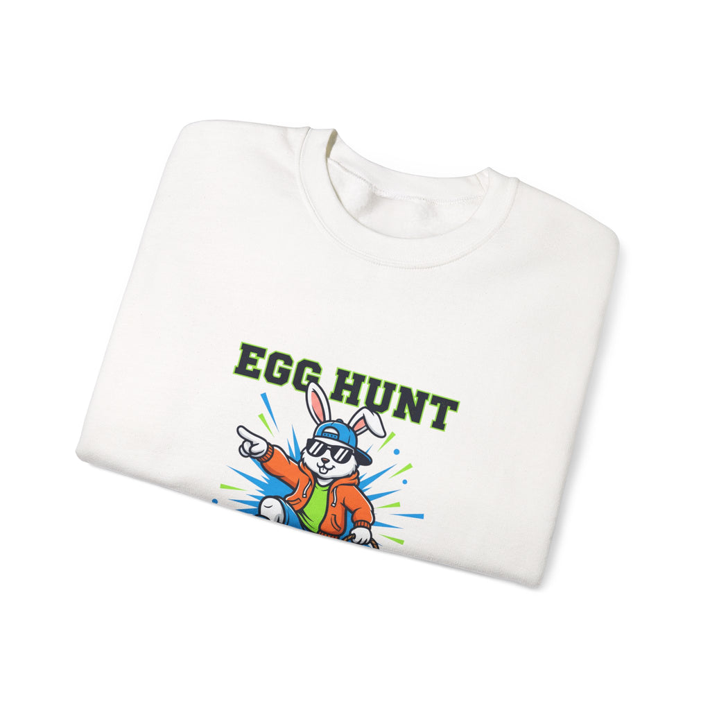 Egg Hunt Legend Crewneck Sweatshirt | boys Easter shirt, egg hunter