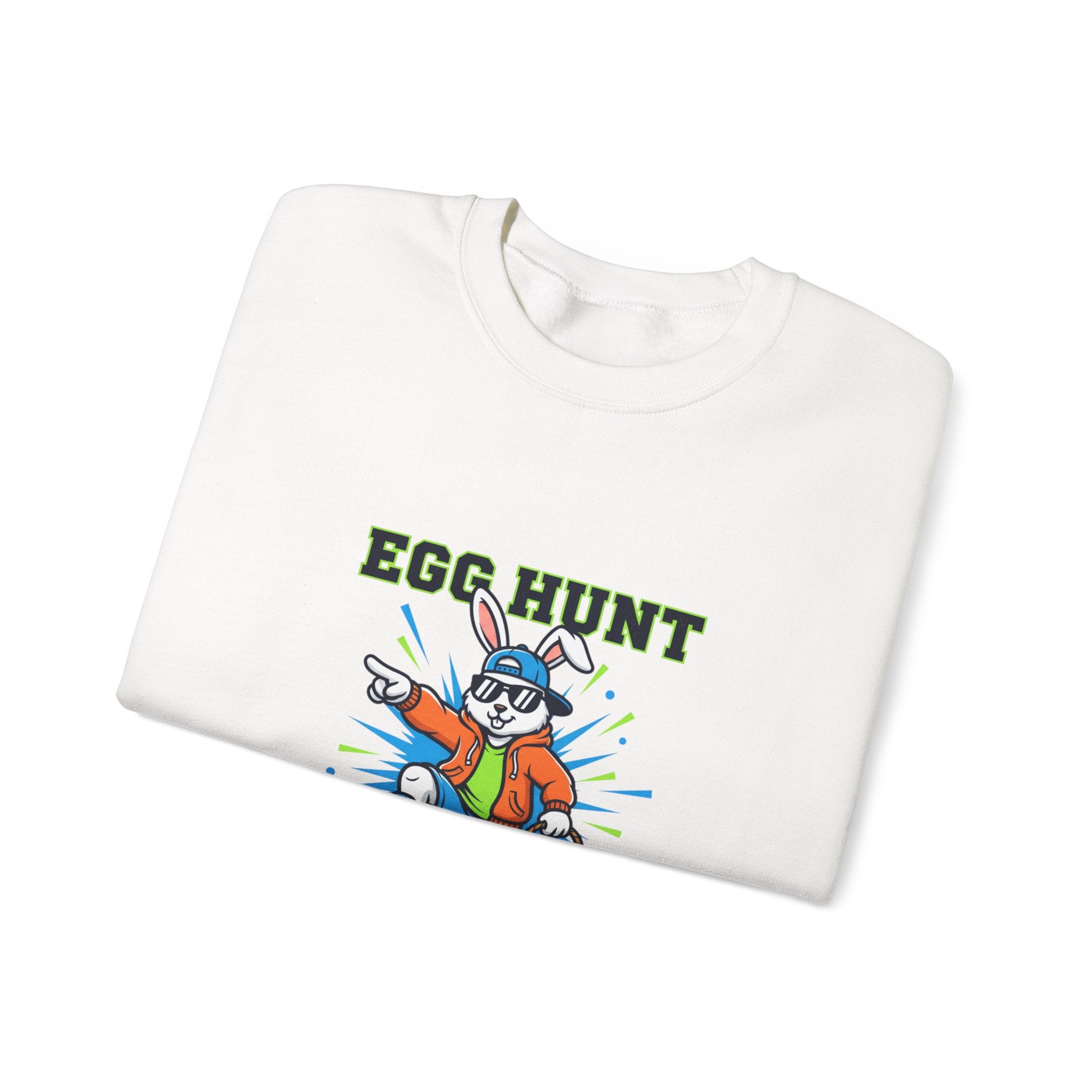 Egg Hunt Legend Crewneck Sweatshirt | boys Easter shirt, egg hunter