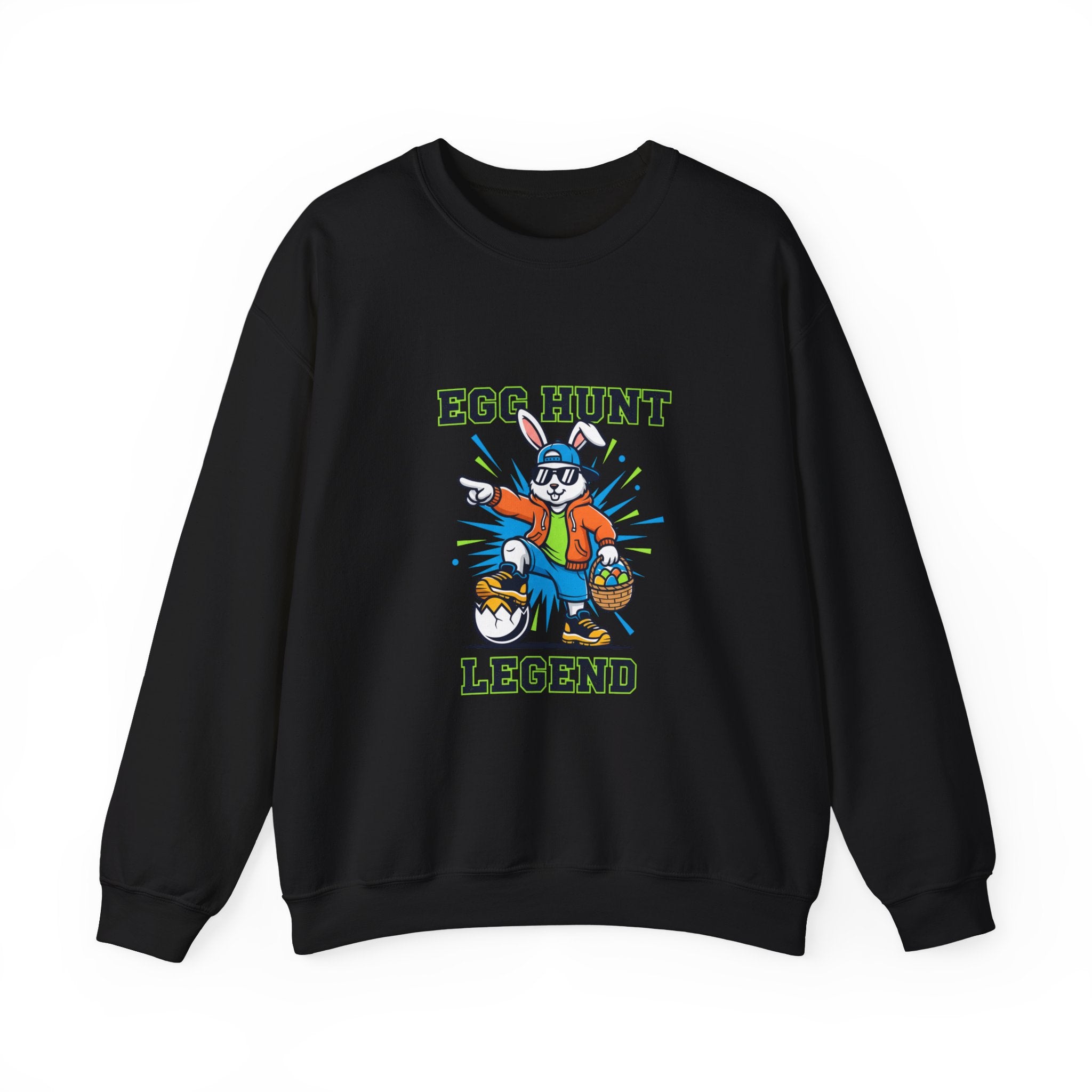 Egg Hunt Legend Crewneck Sweatshirt | boys Easter shirt, egg hunter