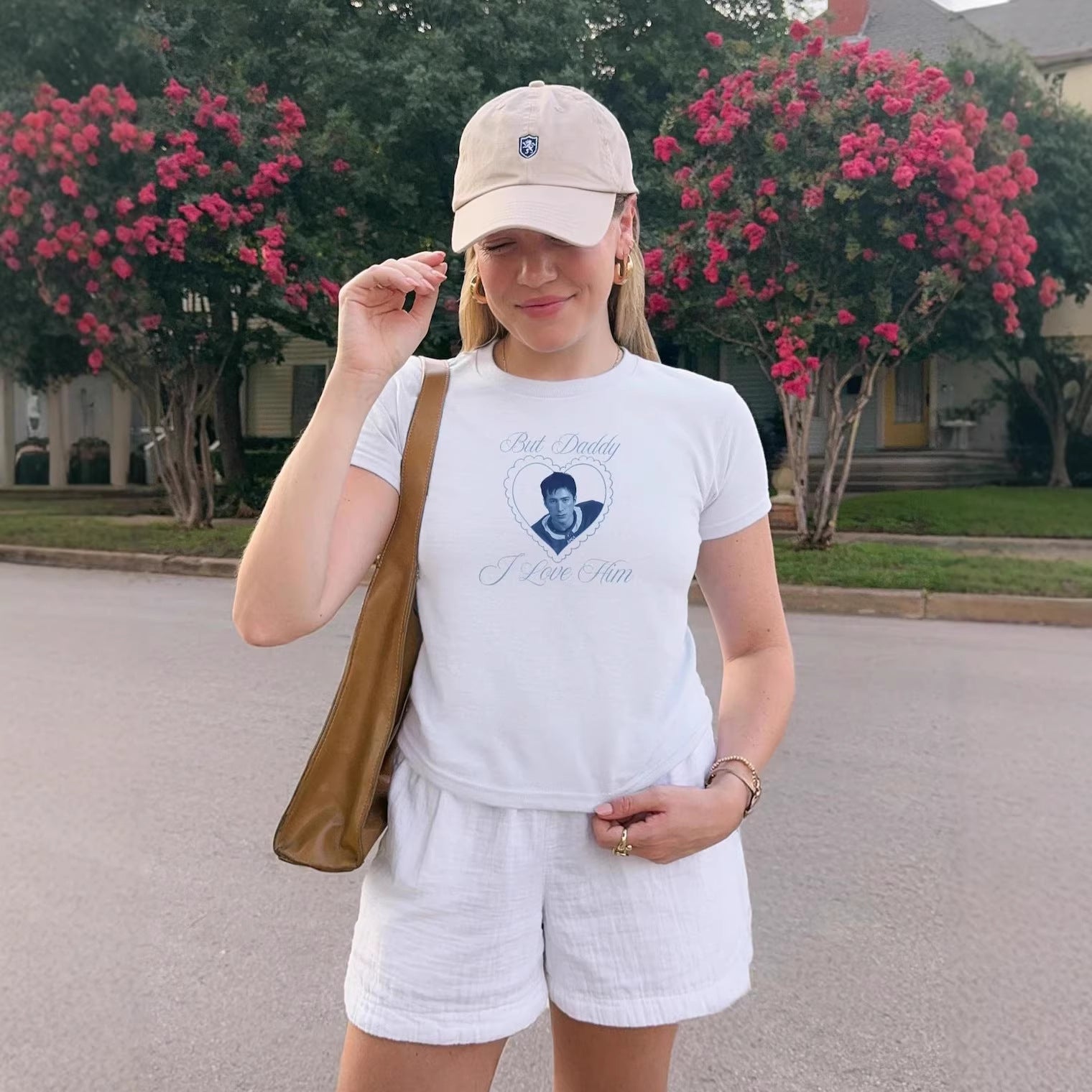 Letter-print Cropped Short-sleeve Top In European And American Street Style For Women