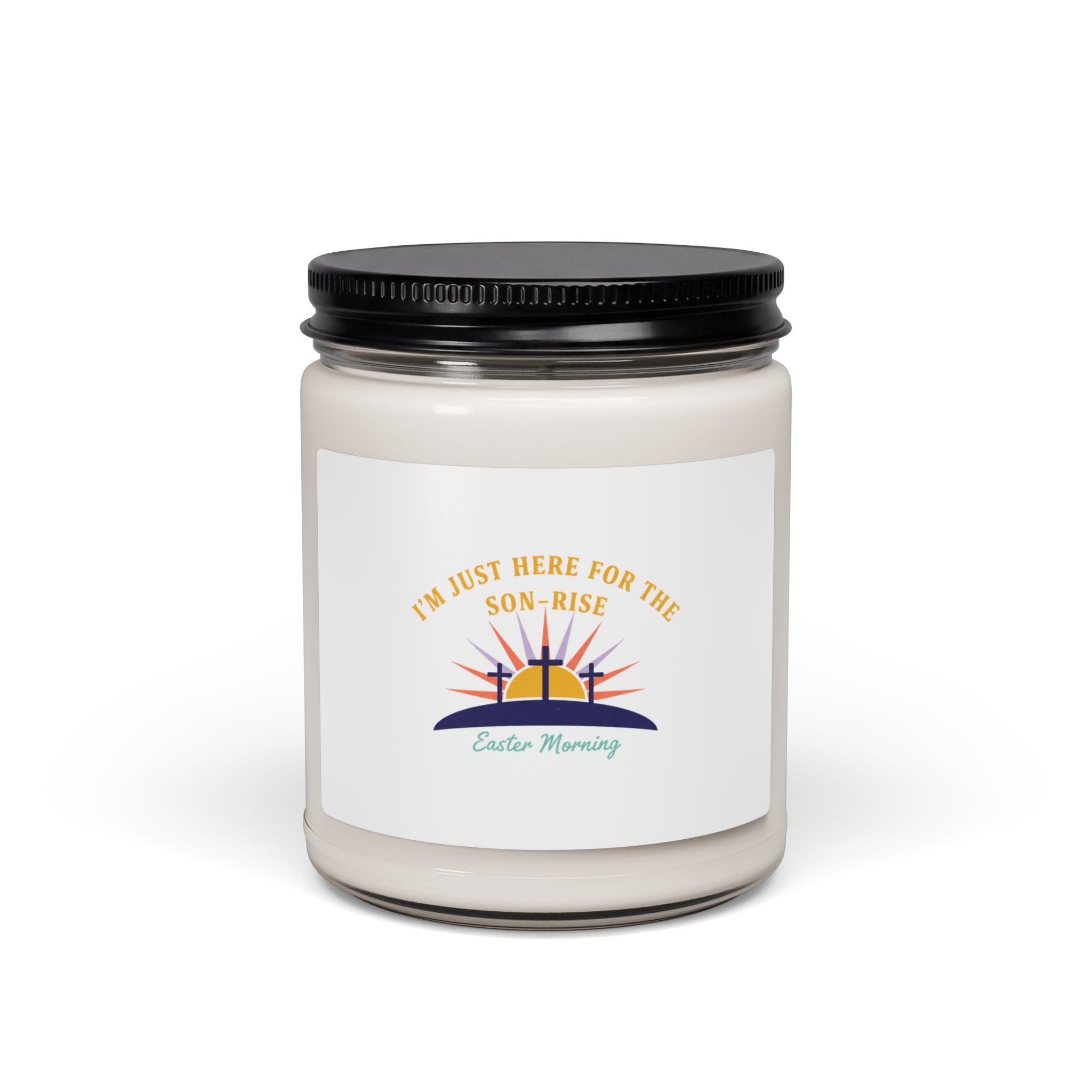 He Is Risen Sunrise Candle | Scented Soy Candle, Christian Easter Humor