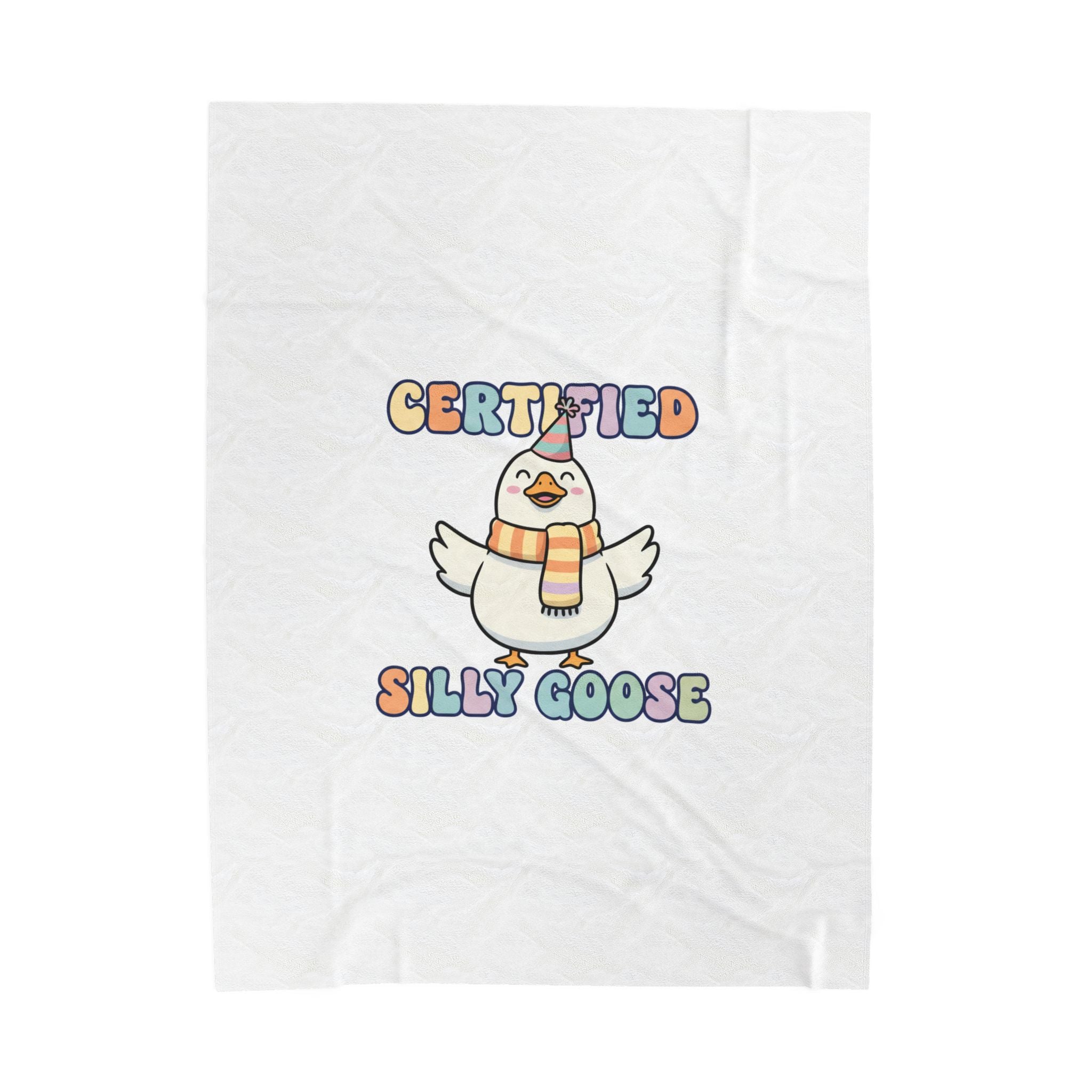 Certified Silly Goose Plush Blanket | silly goose, wholesome meme