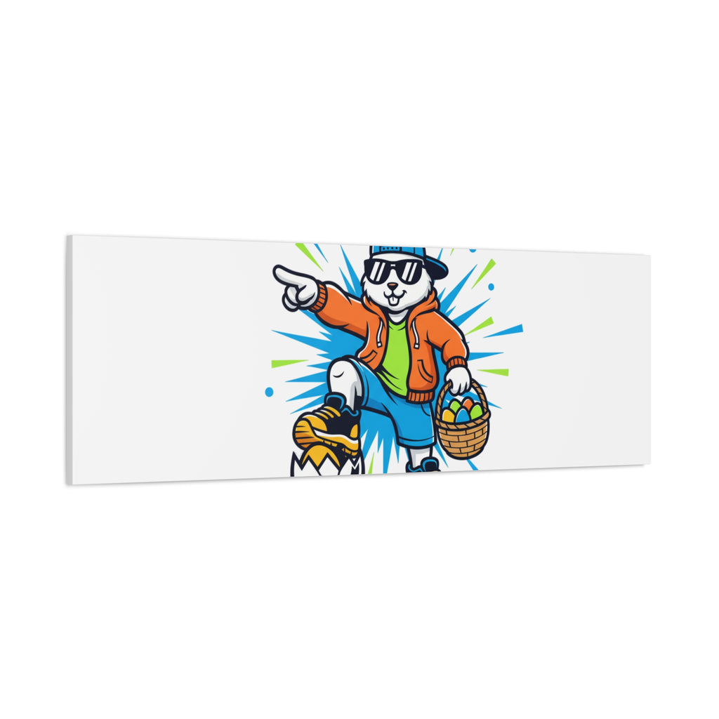 Egg Hunt Legend Canvas | Boys Easter Graphic, Egg Hunter Dino Vibe