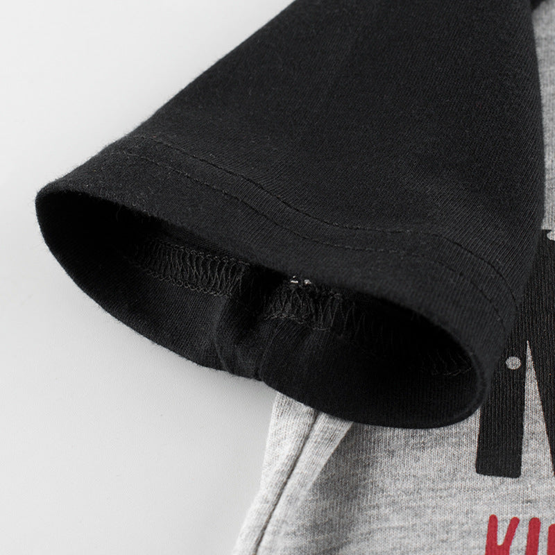 New Boys' Short Sleeve Tops T-shirt Kids Clothes