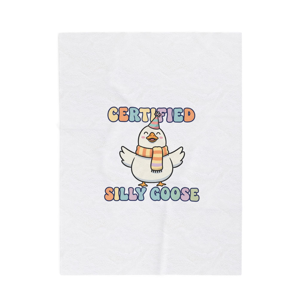 Certified Silly Goose Plush Blanket | silly goose, wholesome meme