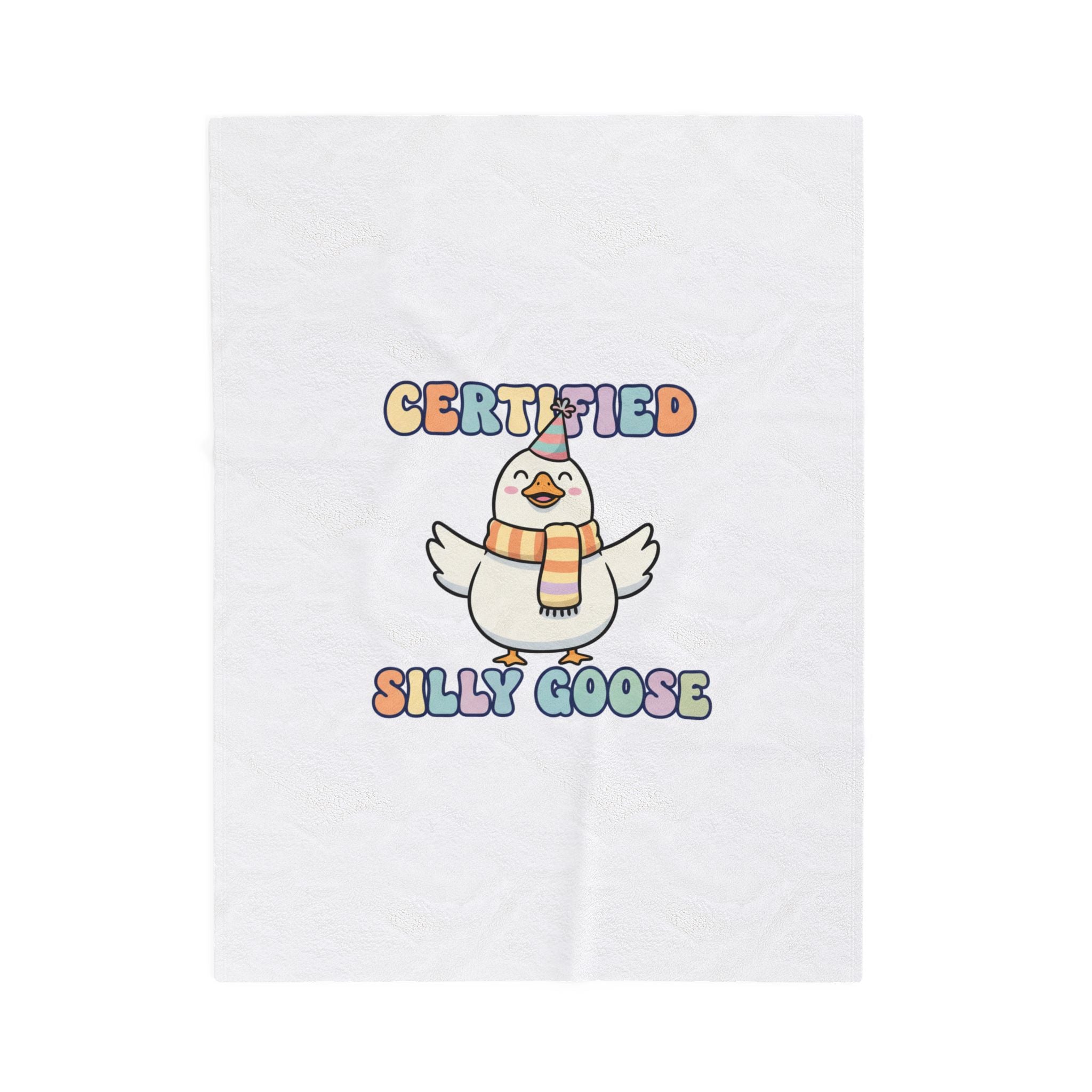 Certified Silly Goose Plush Blanket | silly goose, wholesome meme