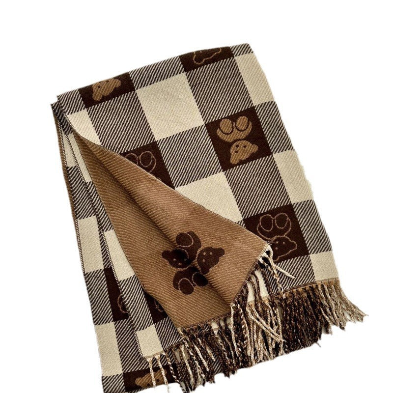 StylishVersatile And Warm Womens Faux Cashmere Scarf For Fall And Winter