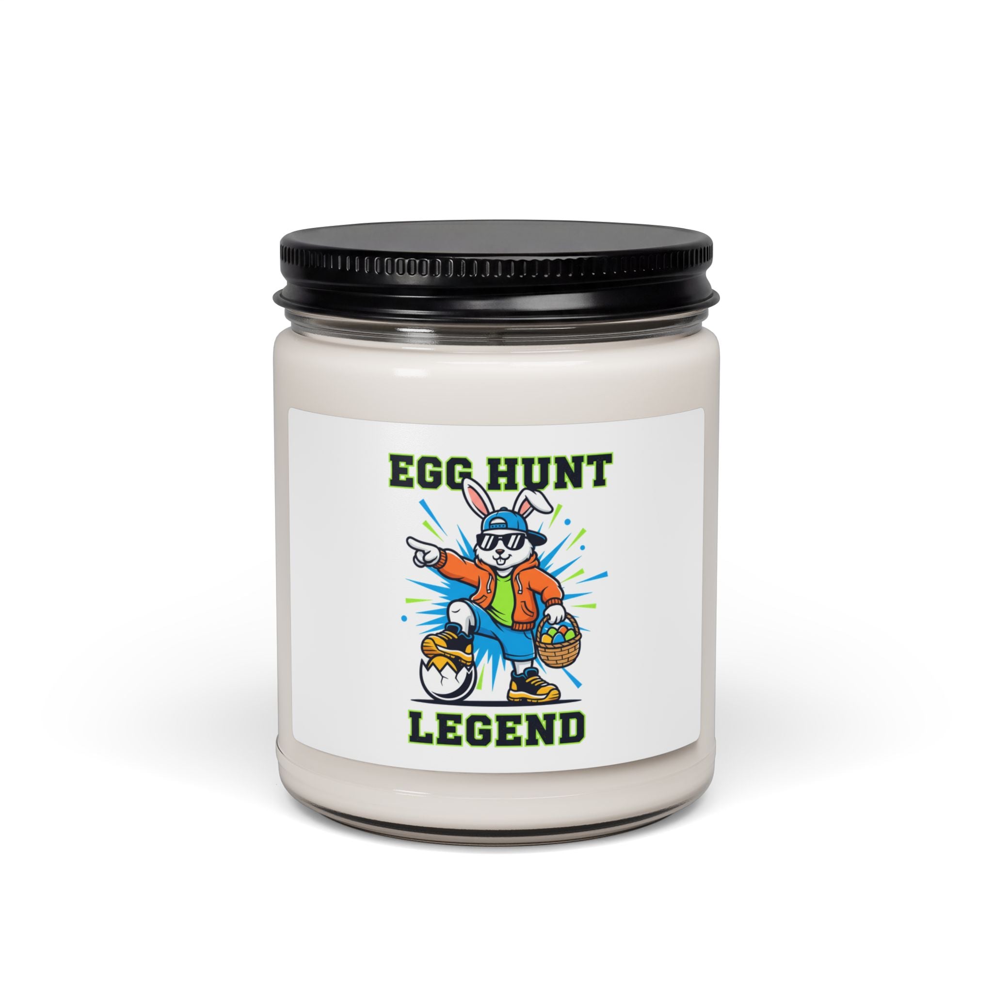 Egg Hunt Legend Candle | Boys Easter Graphic, Dino Egg Adventure