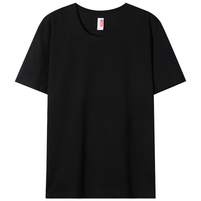 Custom Made Washed Pure Cotton Crew Neck Shortsleeve Shirt